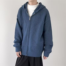 B353P55秋装男装开衫毛衣外套先生宽松，男装针织衫/毛衣，星座512-6