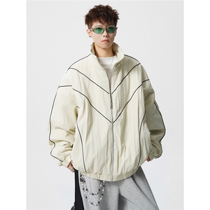 可二开机能防寒棉服M-5XL大码涤纶棉服男白底78176P138控198图片