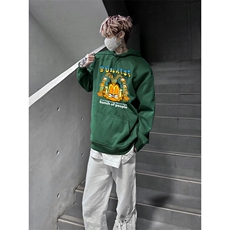 美式复古重磅连帽卫衣，男装卫衣，星座310A-4