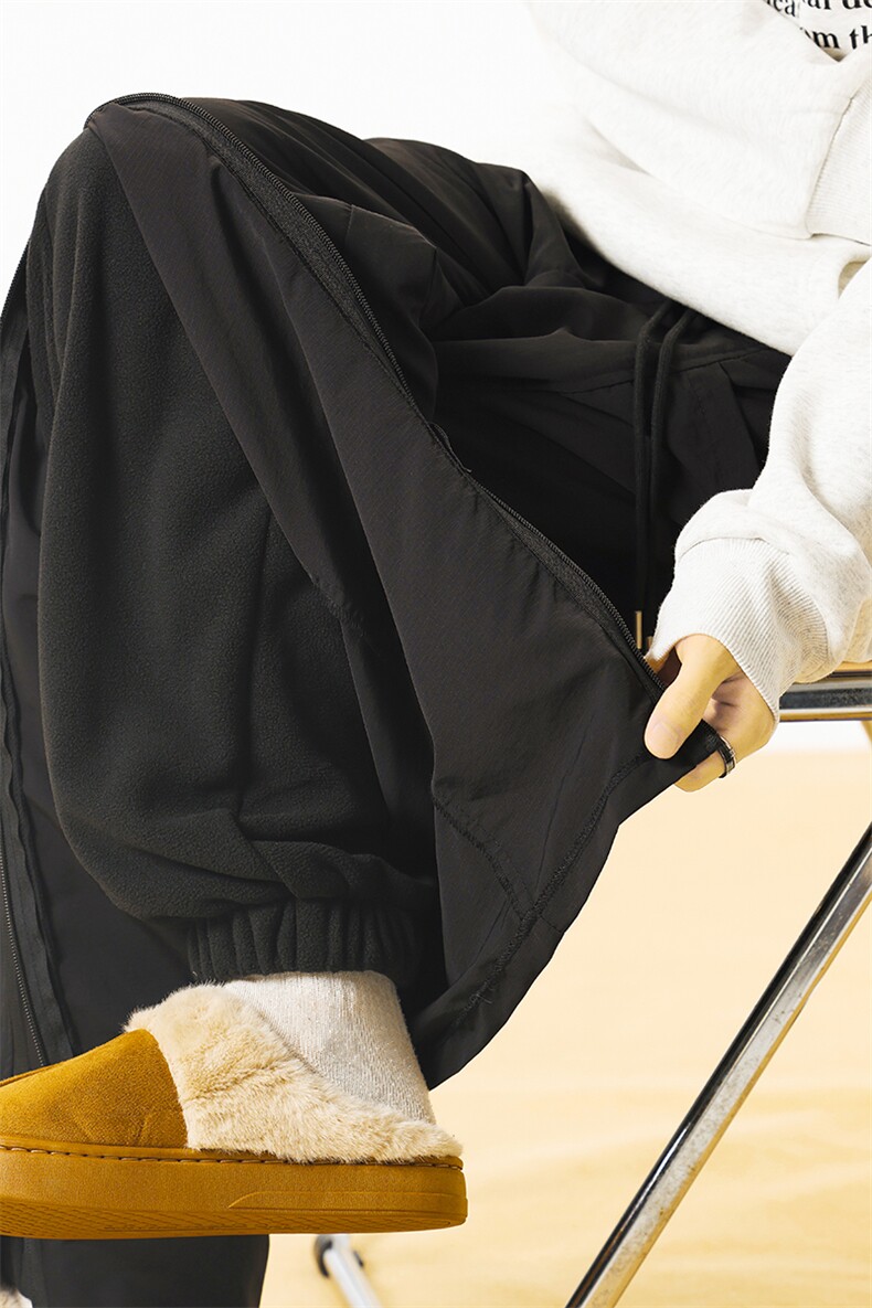 秋冬加绒加厚假两件防水冲锋裤户外防风保暖休闲裤A582特P59控98,男装棉衣,电商A309