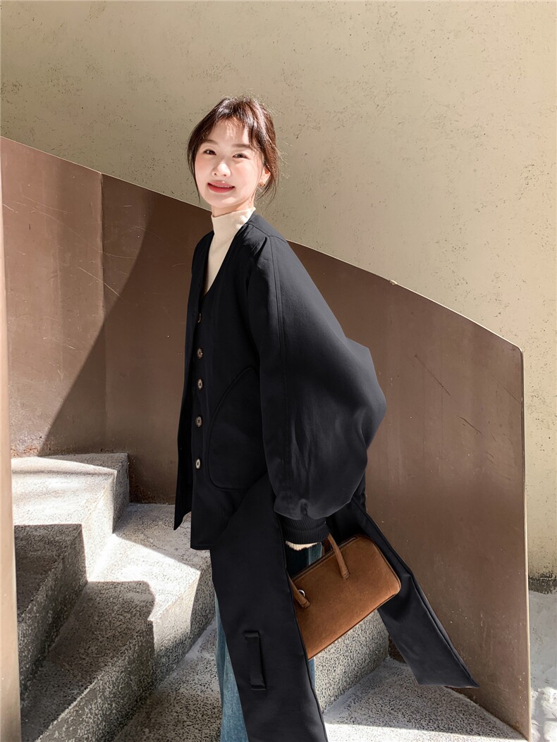 韩系拼接撞色格子围巾短款羽绒服女2025冬立领宽松小个子减龄外套,女装羽绒服,艾米莉亚