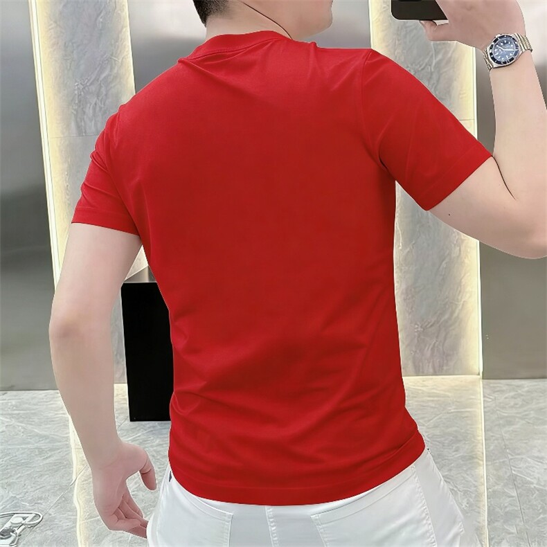 1506-1/TC47291纯棉/P322026夏季新款短袖T恤男马年本命年男装潮,男装T恤,星座1506-1