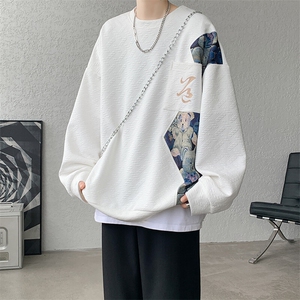 现货 WY10063-P45 控78 春季新款高品质百搭小熊大码卫衣图片