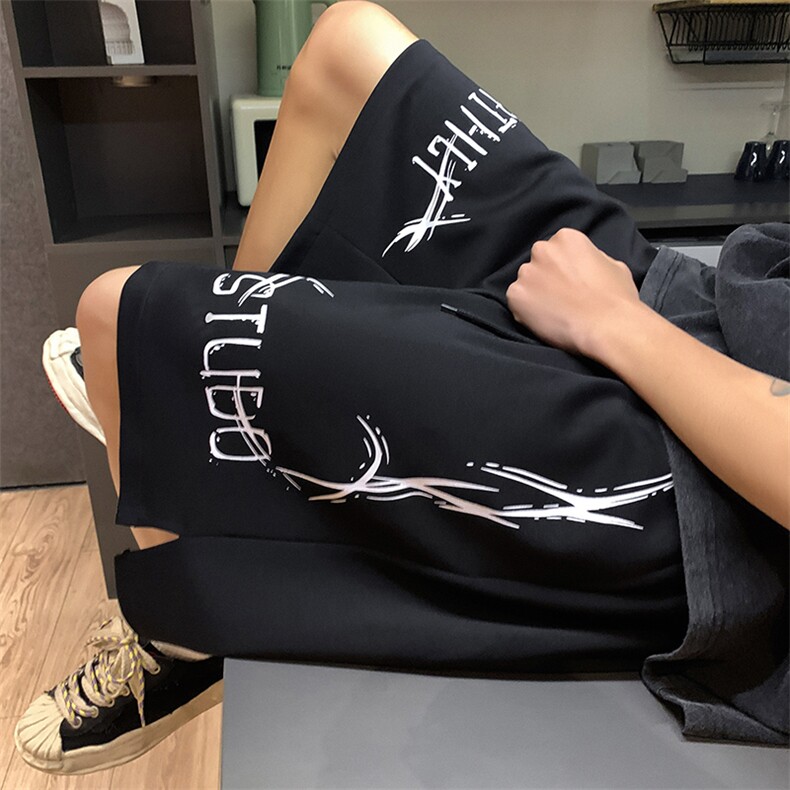 2023夏季薄款男士五分休闲简单时尚潮流运动短裤XD22901-P40,男装休闲裤,电商A042