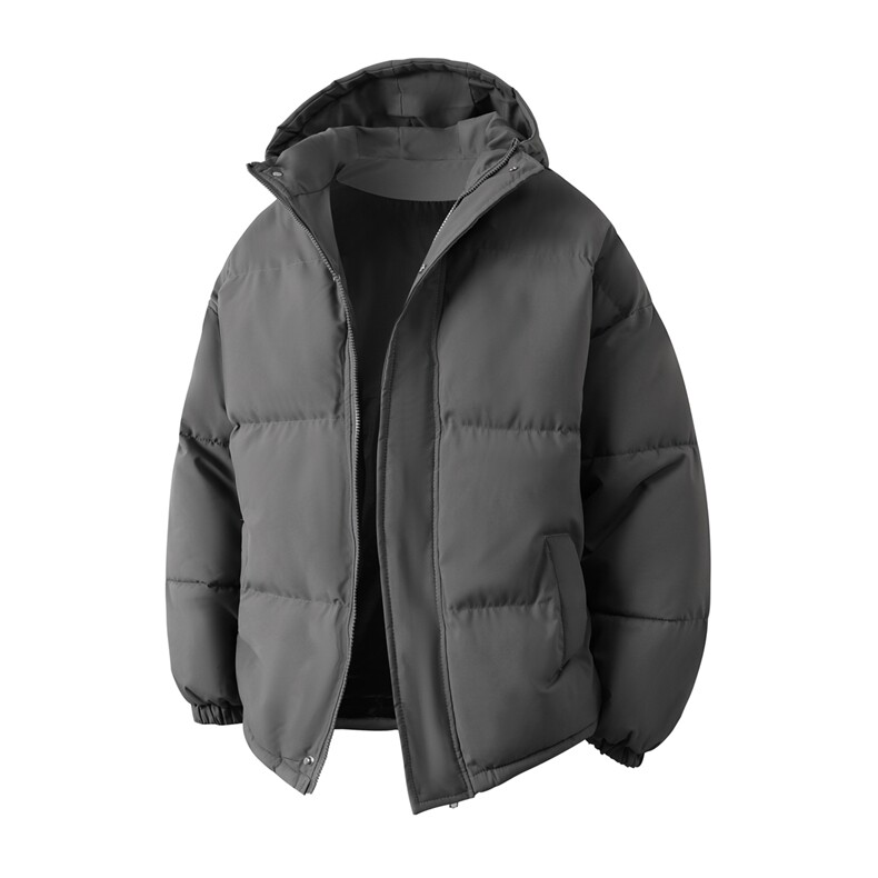 量大有差】光板连帽棉衣小牛津覆膜三防面料面包棉服袄G1604-P50,男装棉衣,星座207