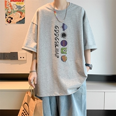已注册/夏季新款内景宽松落肩短袖T恤男大码体恤打底衫DT9664/P25，男装T恤，电商B316