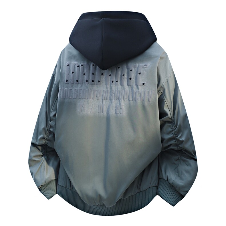 M-4XLB3533306P220灰连帽2025冬羽绒服136-161g有,男装羽绒服,电商B353