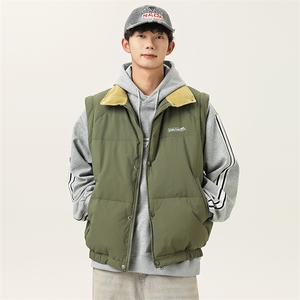 2025冬季新款男日系潮牌白鸭绒羽绒服加厚外套棉衣马甲YR32-F259图片