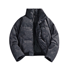 支持二开冬装加棉加厚立领棉服男女棉衣外套光板面包服M819-P75，男装棉衣，电商A441