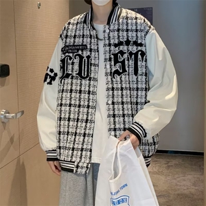 小香风外套女高级感炸街2023秋季新款美式复古刺绣棒球服CJ63P70