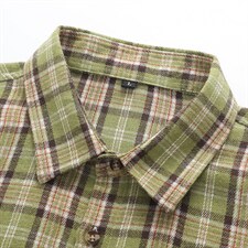 春季新款跨境电商）格子男女情侣款潮流宽松格纹衬衣，男装衬衫，星座1107-1