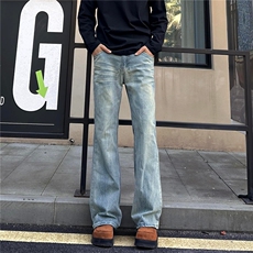 xz116-k16028-P39-（网络图）竹节纹现货牛仔裤，男装牛仔裤，星座116