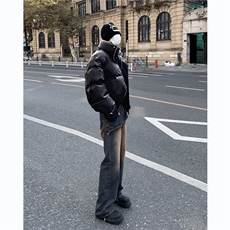 冬季棉服外套男韩版潮流高街帅气百搭2025新款ins棉衣MF192-P89，男装棉衣，星座412-2