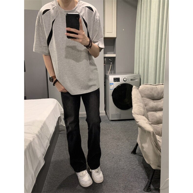 冰感液氮棉分割刺绣短袖ZX0294-特批35,男装T恤,星座313A(原308A-2)