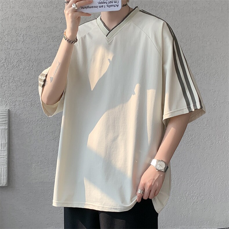 短袖男夏季新款港风宽松体恤上衣T8217-P28,男装T恤,星座214-3