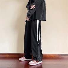 裤子春秋季休闲男士运动卫裤新款宽松潮流直筒阔腿裤K4804-P33，男装休闲裤，星座512-2