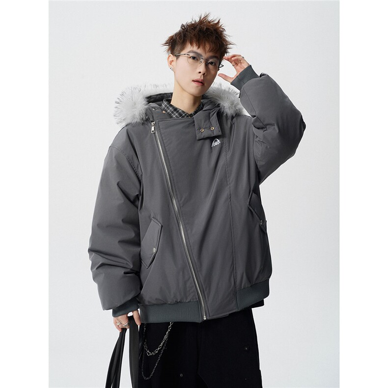 有90绒报告可拆卸毛领羽绒服派克服标90绒78197P268控428,男装羽绒服,星座226-1