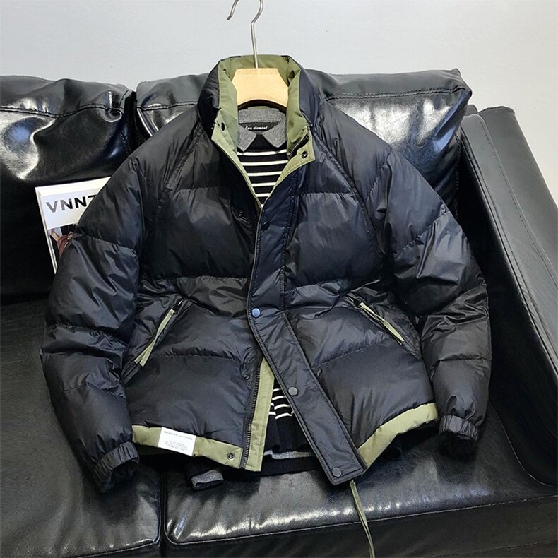 W10721-P105网图现货潮牌工装宽松棉衣冬季新款加厚面包服外套,男装棉衣,星座1608