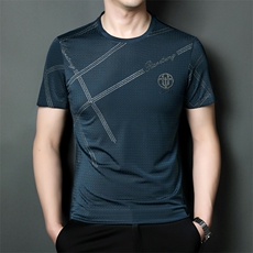 SQY9821男式2023年夏季新款T恤男短袖商务时尚休闲体恤男装P55，男装T恤，电商B360
