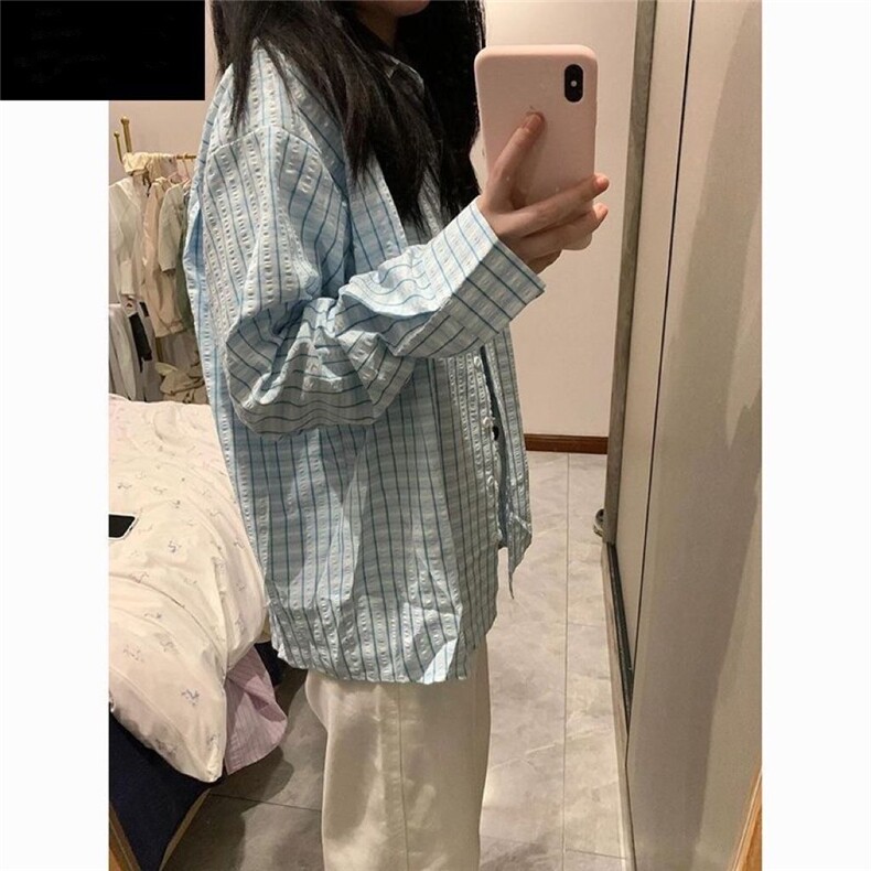DD322P35  美式复古格子衬衫图片