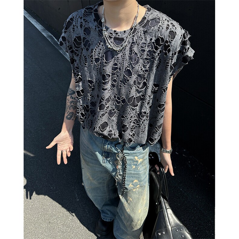 8XL-M重磅！特大码短袖T恤背心男宽松休闲百搭篮球服DX318P28,男装T恤,电商D206-1