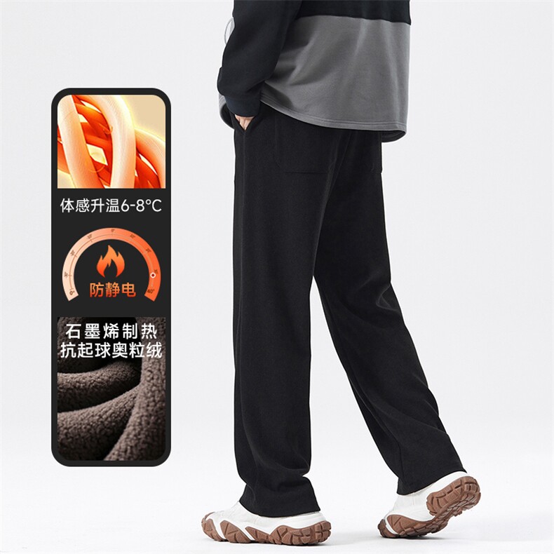 A178-1DY586AP90奥粒绒秋冬季美式休闲针织卫裤,男装休闲裤,电商A178-1