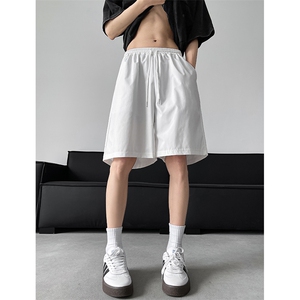 8XL-M 特大码夏港风美式高街ins潮牌满天星短裤男五分裤DK1526P16图片
