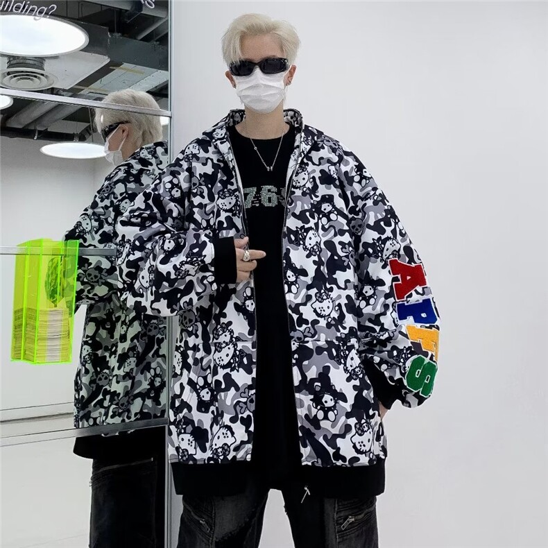 卫衣男潮ins港风潮流刺绣Y8032P55,男装卫衣,星座1116-2