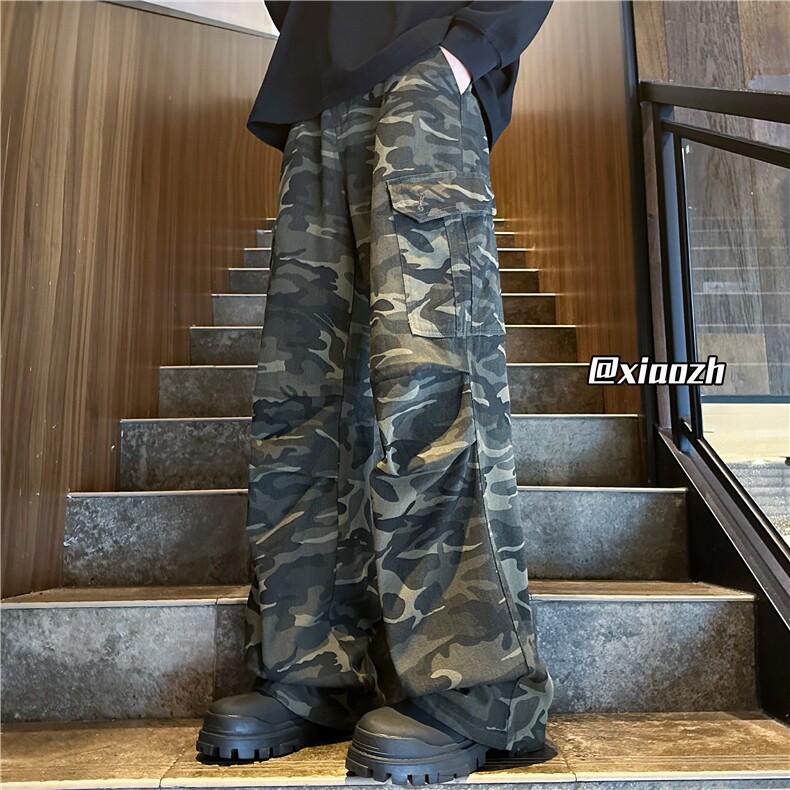 XZ616秋季新款重磅迷彩工装打褶休闲长裤TY1115特P65控88,男装休闲裤,星座512A（原616）