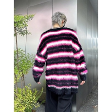 1506/Q76160/P60秋冬新款开衫毛衣美式复古休闲慵懒风V领外套，男装针织衫/毛衣，星座1506