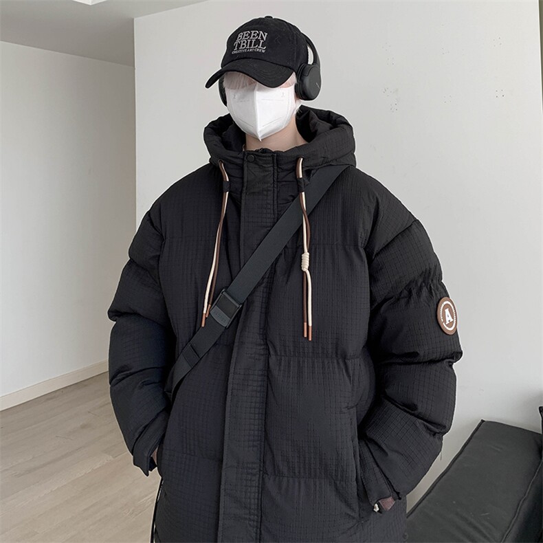 棉服男2025冬季新款宽松休闲连帽棉衣外套2399特P90控148,男装棉衣,电商A309