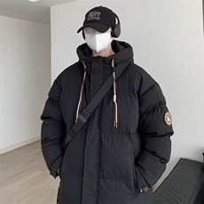 棉服男2025冬季新款宽松休闲连帽棉衣外套2399特P90控148，男装棉衣，电商A309