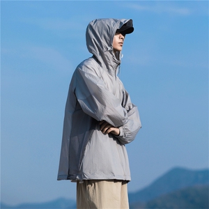 夏季新款户外轻薄透气防晒衣男潮牌速干冰丝防晒服现货 W8188-P40图片