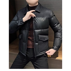 男士冬季棉衣外套保暖欧货拼接麦穗休闲棉夹克痞帅棉服男JKM618，男装夹克，星座516A