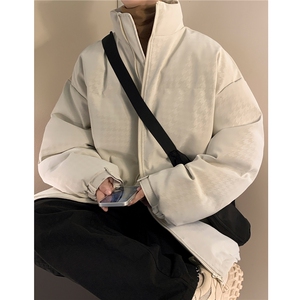 冬装新款 宽松加厚皮衣棉衣棉服男潮大码学生棉袄外套D232 P128图片