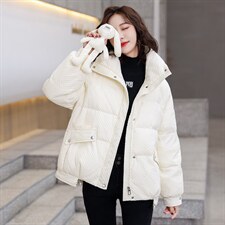 短款羽绒服女冬小个子2021年新款潮今年流行兔子小款外套保暖外套，女装羽绒服，菡迪欧娜