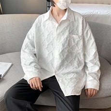 长袖衬衫男港风日系外套K02P48，男装衬衫，星座1116-2