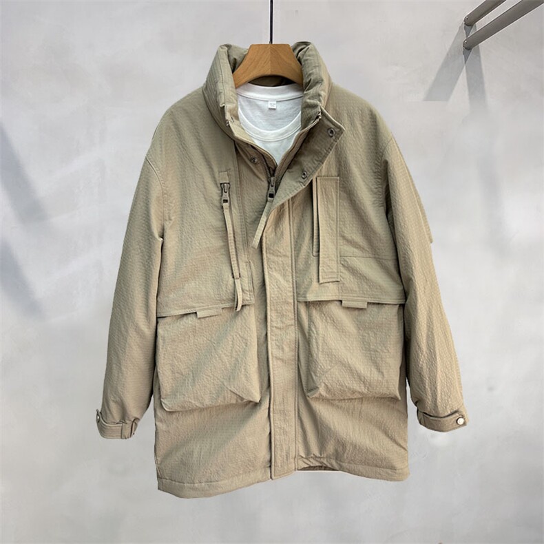 90白鸭绒中长款羽绒服标保暖羽绒衣YR8815P380,男装羽绒服,星座223（原229-2）