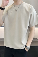 店主风~2025夏季华夫格冰丝短袖T恤T2011/P40，男装T恤，电商B331