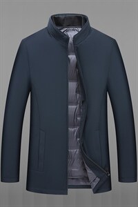 羽绒服男士外套冬季2023年新款立领加厚爸爸冬装外套J619-P260图片