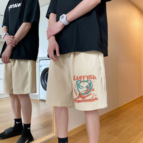 ！2023夏季新款个性印花休闲短裤男潮流宽松五分裤KC286-P20，男装休闲裤，电商B371