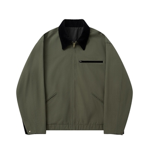 现货 4色翻领秋冬飞行服棉服情侣装夹克复古外套图片