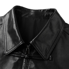 DLSN28998秋冬新款男士海宁皮衣翻领风夹克山羊皮皮衣男，男装夹克，电商B360