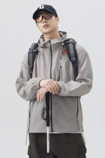夏季中性风高品质50D尼龙皱时尚纯色防晒衣DSA157B-F7730-P55，男装防晒衣，电商A157B