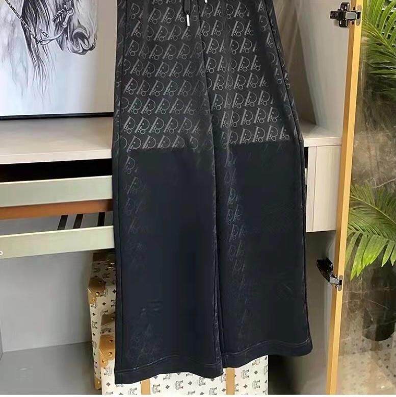 现货：醋酸压花中筒阔腿裤，其它，金川古韵(4F)