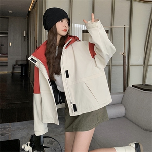 现货#2025春短款风衣棒球服工装外套#2C133-908-P155-K218图片
