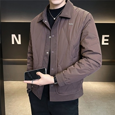 9923-L-4XL-P165标50绒店主风冬季翻领轻薄男士休闲羽绒服外套，男装羽绒服，电商B255