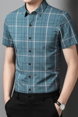 H5005钱塘2020-3夏季精品无痕休闲商务衬衣短袖主推大货P51，男装衬衫，钱塘207-3