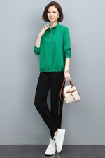 长期大货，运动套装女新款秋装休闲时尚春秋卫衣洋气减龄两件套，女装卫衣/绒衫，涵誉