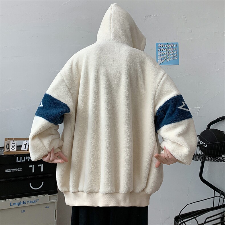 冬款加绒加厚保暖棉衣羊羔绒毛巾绣连帽外套男女920-P110控价158,男装棉衣,电商A441-1